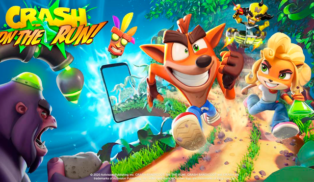 Anunciado Crash on the Run, videojuego gratis para Android y iPhone. Foto: King.