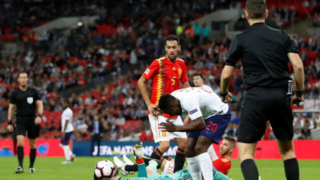 El gol anulado a Danny Welbeck que generó polémica en el España vs Inglaterra [VIDEO]