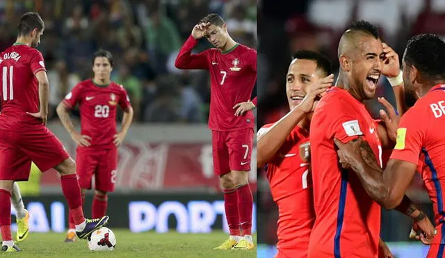 Sonríe Chile: Portugal podría perder hasta tres titulares para las semifinales