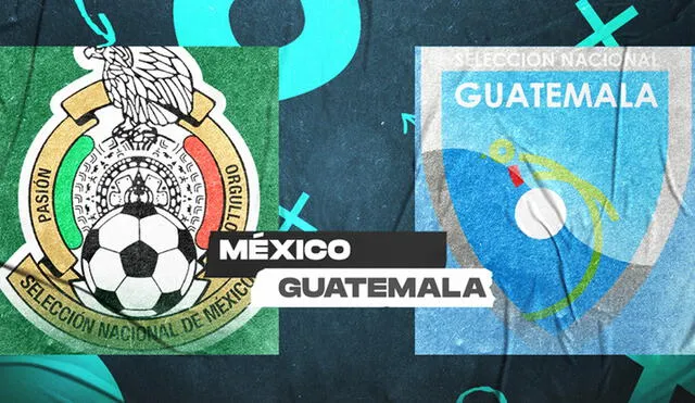 México se enfrenta a Guatemala en partido amistoso. Composición GLR/Fabrizio Oviedo