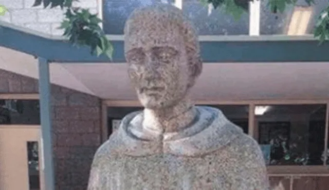 Instagram: Escuela católica cubrió estatua de San Martín de Porres por “connotación sexual” [FOTOS]