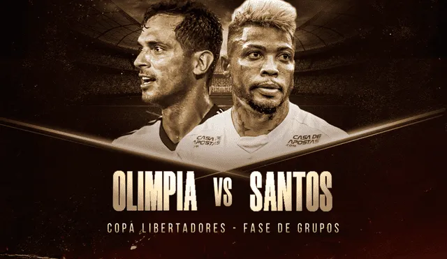 Olimpia vs. Santos por la fecha 3 del Grupo G de la Copa Libertadores 2020. (Gráfica: Fabrizio Oviedo/La República).