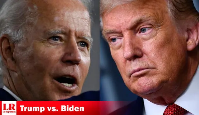 Este martes 29 de setiembre, los candidatos Donald Trump y Joe Biden tendrán su primer debate presidencial en Estados Unidos. Foto: Composición / AFP