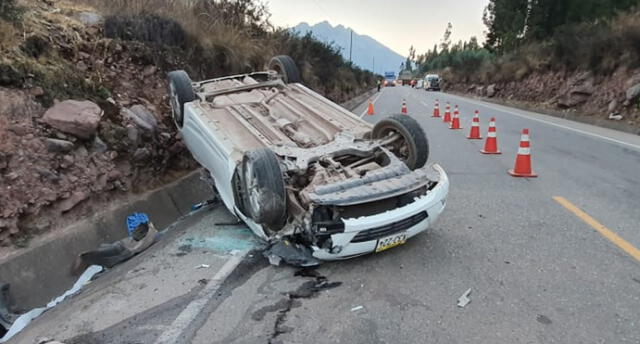 Conductor muere tras sufrir aparatoso accidente de tránsito en Cusco.