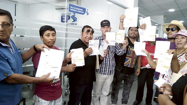 EPS Tacna recibe 1500 reclamos por excesos en facturación de servicio de agua potable 