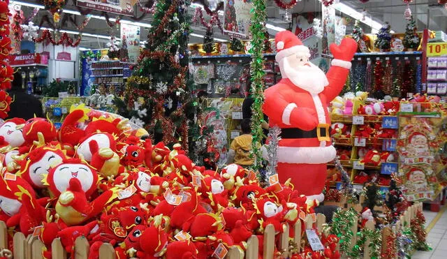 China es el principal proveedor de Perú en productos para Navidad