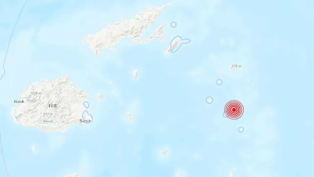 Se registra poderoso terremoto de magnitud 6.2 cerca de Islas Fiji