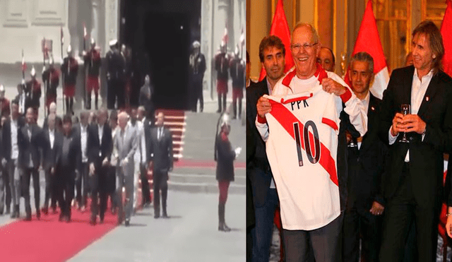 Facebook: tras hablar con PPK, selección peruana tuvo curiosa despedida de Palacio [VIDEO] 