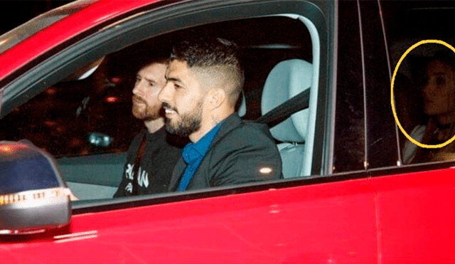 ¿Suárez sentó atrás a su esposa para que Messi vaya adelante con él?