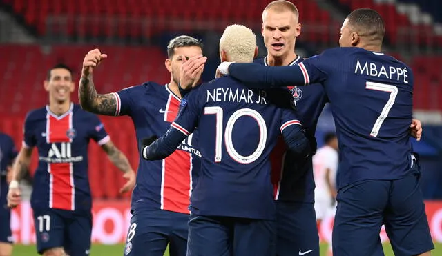 PSG sumó seis puntos y quedó segundo en el grupo H de la Champions. Foto: AFP