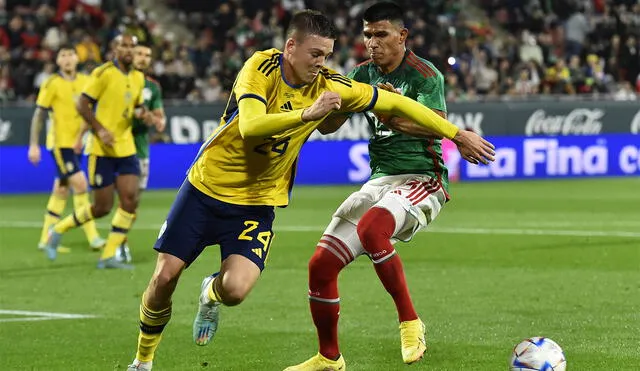 México y Suecia igualan sin goles en España previo al Mundial Qatar 2022. Foto: AFP