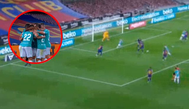 Barcelona vs Osasuna: Gol de José Manuel Arnaiz por la Liga Santander. Captura Movistar+