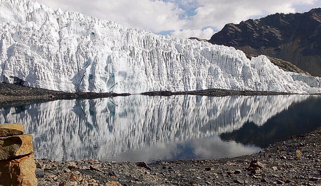 fin del hielo. El glaciar Pastoruri (Huaraz) también se ve afectado por el deshielo progresivo, a raíz del calentamiento global.
