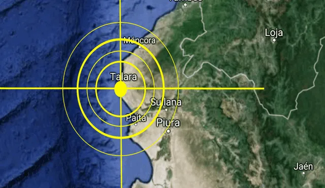 Reportan sismo de 4 grados en Piura