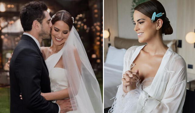Valeria Piazza y Pierre Cateriano se casaron tras más de 10 años de relación. Foto: composición LR/Instagram