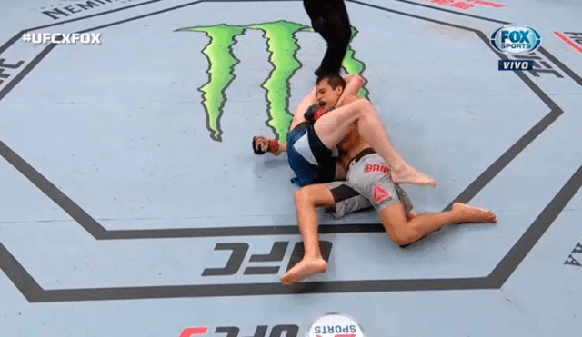 UFC Argentina: el terrible golpe de KO que provocó la derrota de Humberto Bandenay