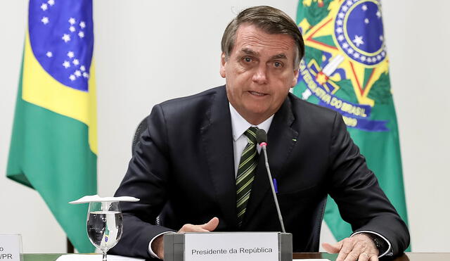 Jair Bolsonaro, presidente de Brasil. Foto: AFP.