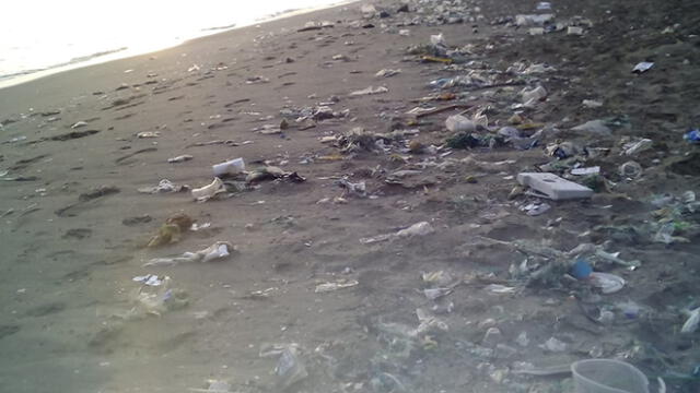 #YoDenuncio: playas de Chimbote se encuentran llenas de basura