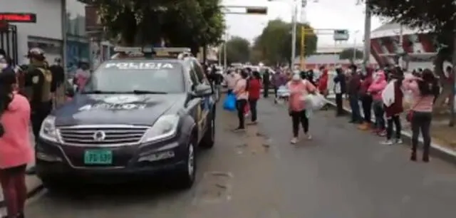 Caos en colas de banco tras cierre de sede central en Trujillo por coronavirus