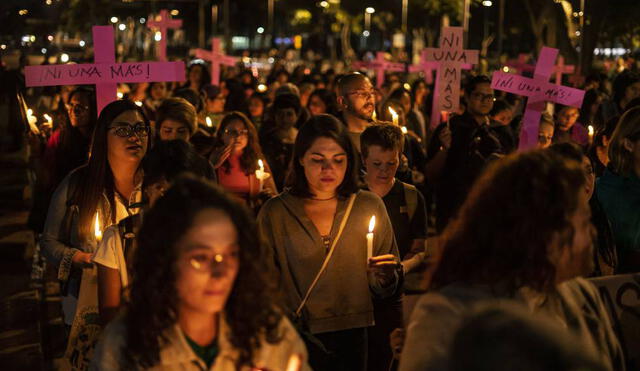 Marcha contra la violencia de género en noviembre de 2019 en México (Foto: El País)