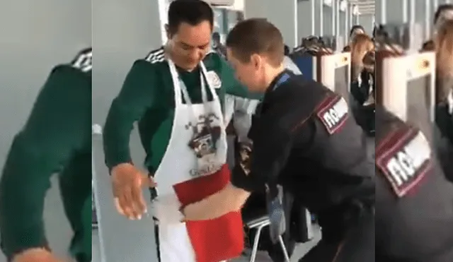 Rusia 2018: mexicano hace broma sexual a policía ruso y su reacción es viral [VIDEO]