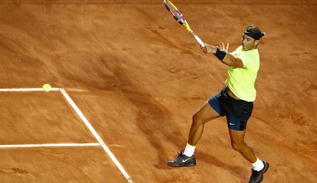Sigue AQUÍ el duelo entre Nadal vs Schwartzman por el Masters 1000 de Roma. Foto: EFE.