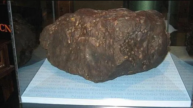 El meteorito Molina Segura se encuentra en el Museo Nacional de Ciencias Naturales (MNCN), en Madrid.
