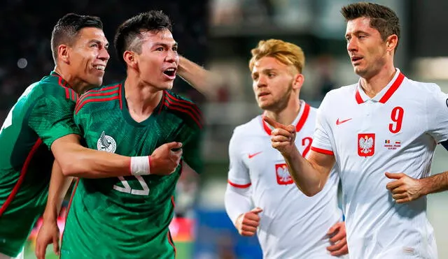 México y Polonia se medirán por el segundo partido del grupo C de Qatar 2022. Foto: composición LR/ AFP
