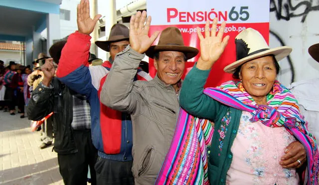Pensión 65. Foto: Midis