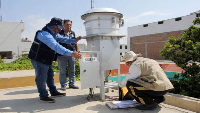 Especialistas de Salud miden calidad de aire en Chimbote 