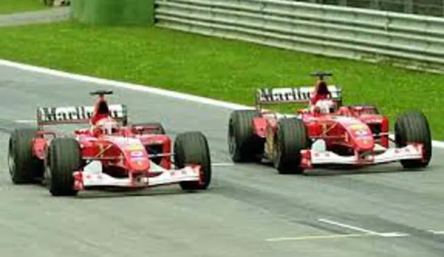 GP Austria 2002: Schumacher vs. Barrichello.
