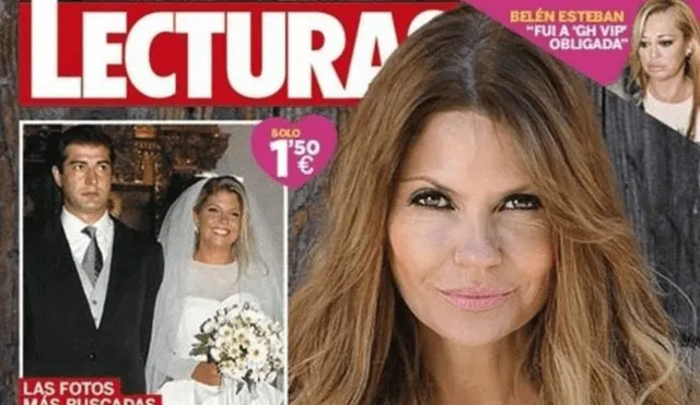 Alba Greco apareciendo en una portada de la revista Lecturas, junto con su esposo, Javier Tudela. Foto: La Vanguardia.