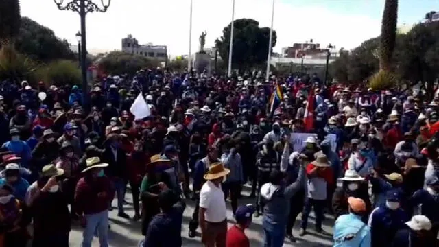 Protestas en Espinar empezaron el 15 de julio.