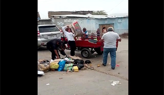Ministra Cayetana Aljovin recoge basura acumulada en calles de Chepén [VIDEO]