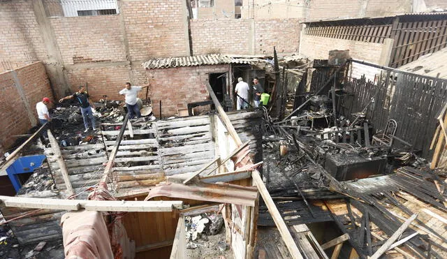 Un padre y sus dos hijas murieron al incendiarse su vivienda en el Callao