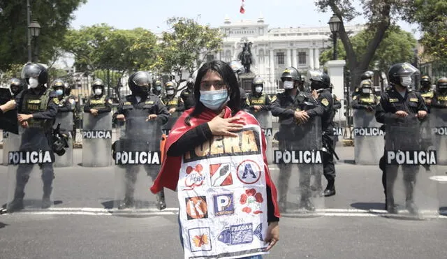 Perú celebra renuncia de Manuel Merino de Lama a la presidencia del Perú. Foto: John Reyes / La República