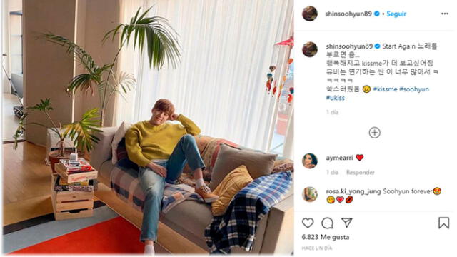 UKISS: Soohyun pidió apoyo para su nuevo álbum en Instagram.