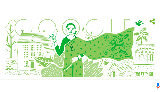 Google celebra con un Doodle Anandi Gopal Joshi, la primera médica en la India