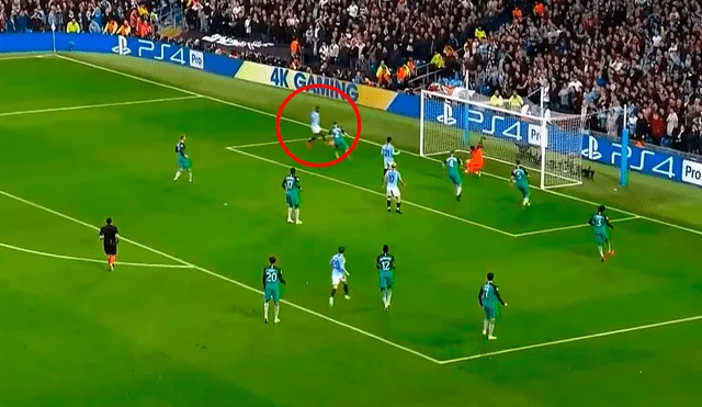 Manchester City vs Tottenham: doblete de Sterling, solo la tuvo que empujar para el 3-2 [VIDEO]