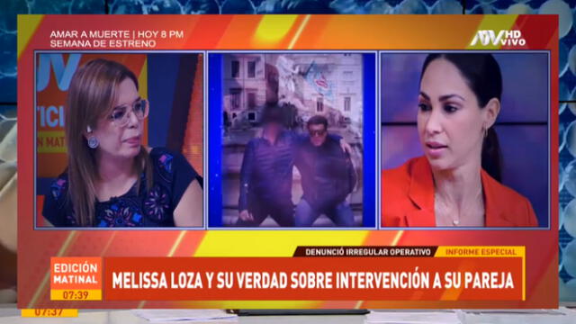 Milagros Leiva encara a coronel de la PNP por detener a pareja de Melissa Loza
