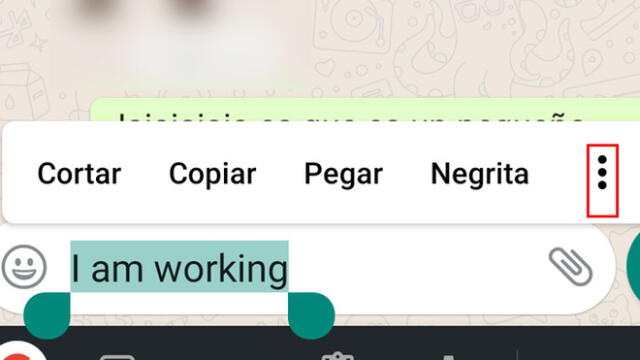 WhatsApp tiene un truco secreto para traducir mensajes de inglés a español.