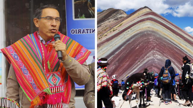 Martín Vizcarra asegura que preservarán Montaña de Siete Colores en Cusco
