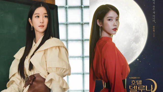 Desliza para ver más fotos de Seo Ye Ji y IU, actrices de It’s okay to not be okay y Hotel del luna. Créditos: tvN