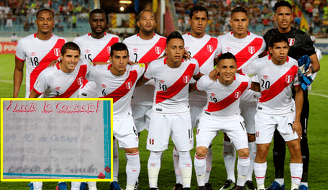 Facebook: La peculiar iniciativa de un colegio para apoyar a la selección peruana [FOTO]