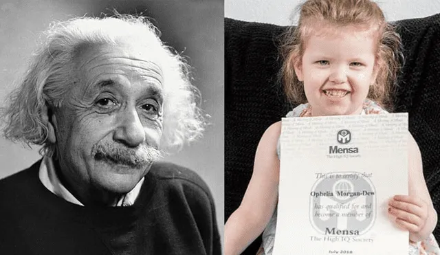 Niña de tres años sorprende con coeficiente superior al de Einstein y Hawking