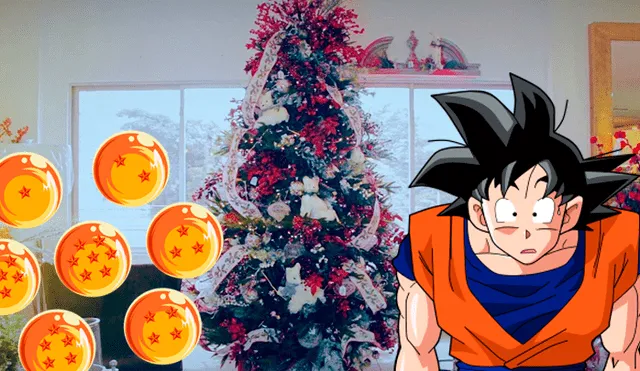 Dragon Ball Super: decoró su árbol de navidad con las esferas del dragón y remece Facebook [FOTO]