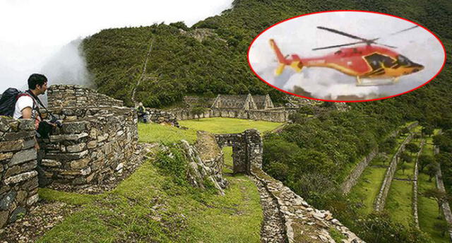 Sancionarán a empresa dueña del helicóptero que aterrizó en Choquequirao – Cusco