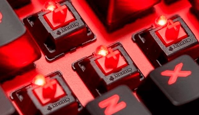 Este teclado posee 102 teclas con interruptores Cherry MX Red, que son más suaves y rápidos al tacto. Créditos: Difusión