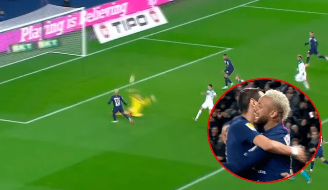 Neymar ridiculizó al arquero y marcó un golazo al Saint-Étienne de Trauco [VIDEO]  