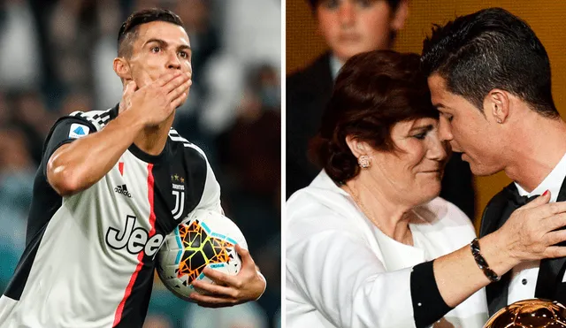 Cristiano Ronaldo: Doña Dolores le envío buena suerte de una manera especial en la previa del Juventus vs. Lokomotiv.